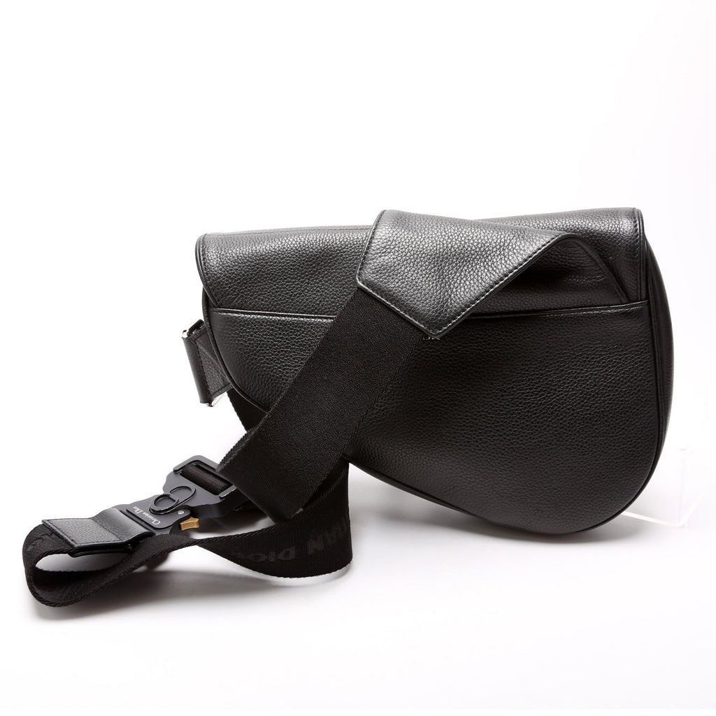 Saddle Crossbody Leather Black