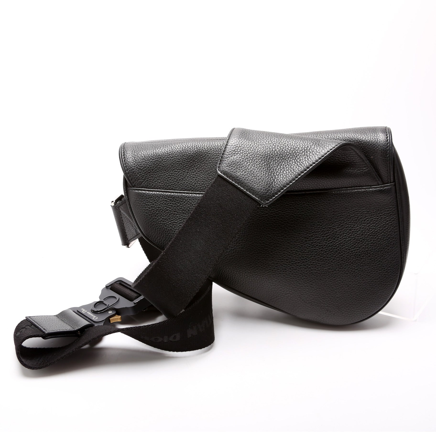 Saddle Crossbody Leather Black