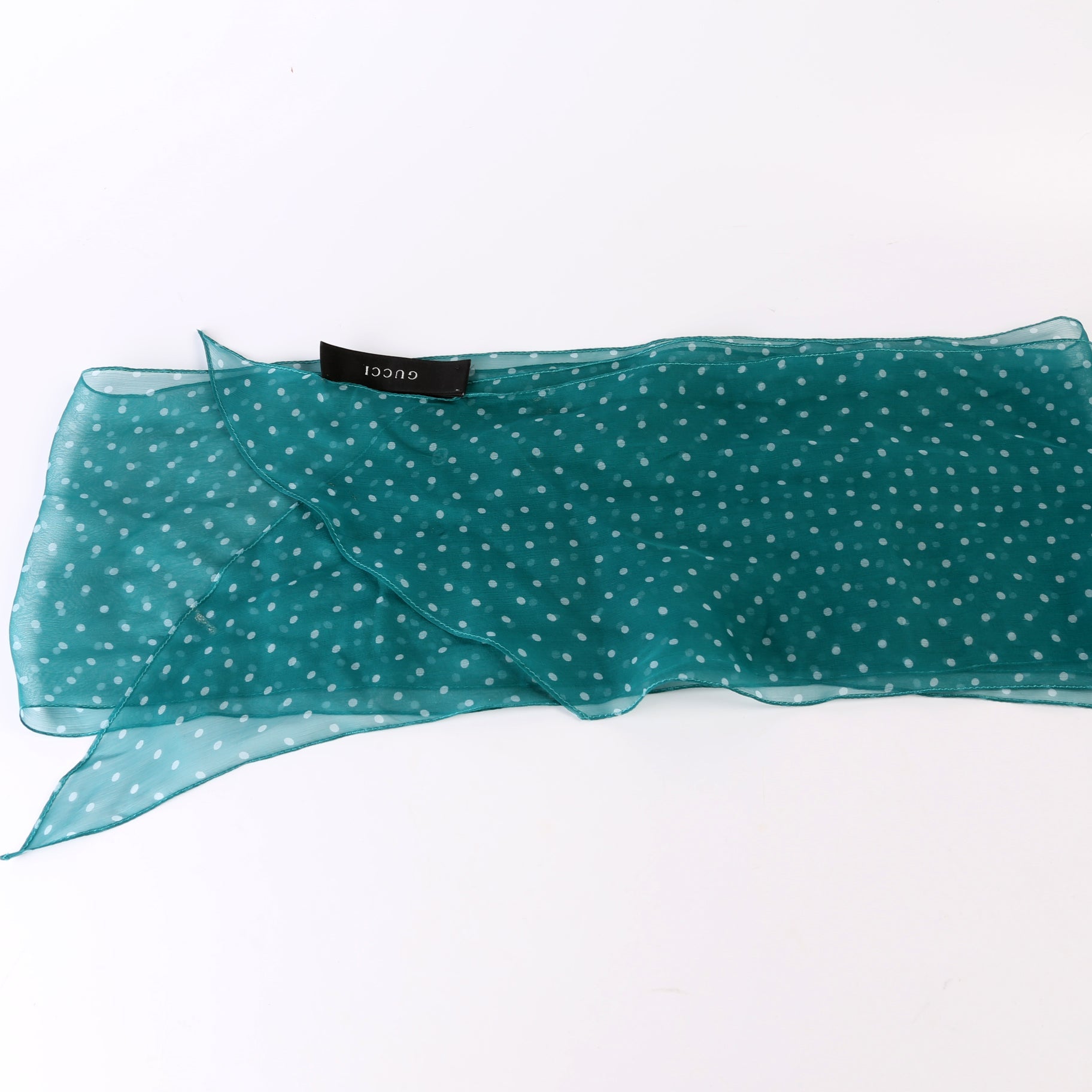 Polkadot Silk Scarf