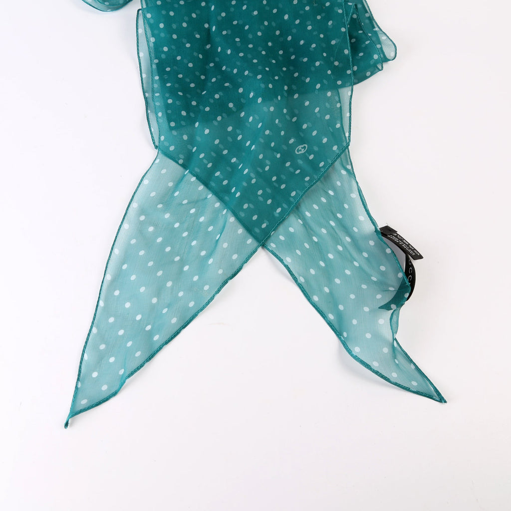 Polkadot Silk Scarf