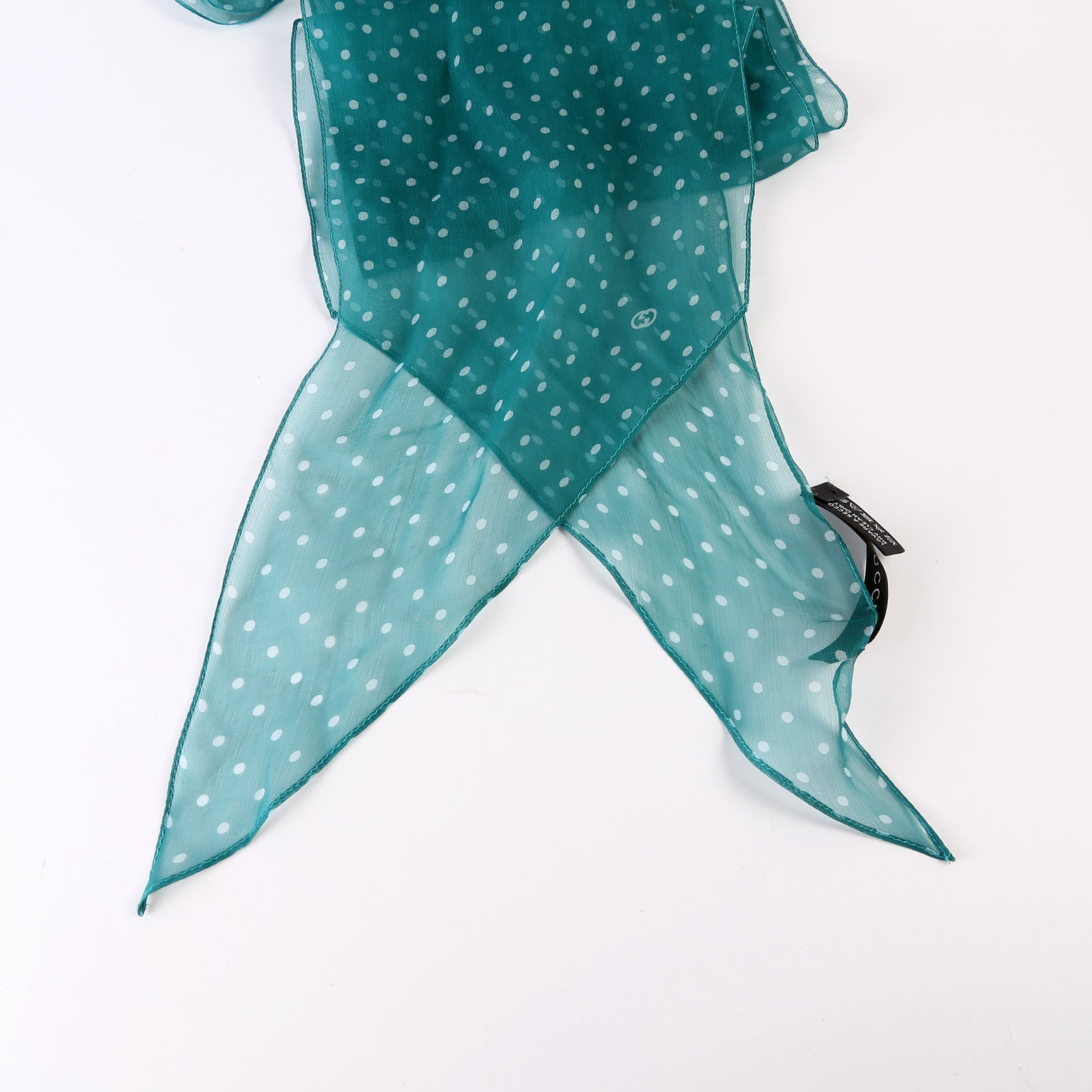Polkadot Silk Scarf