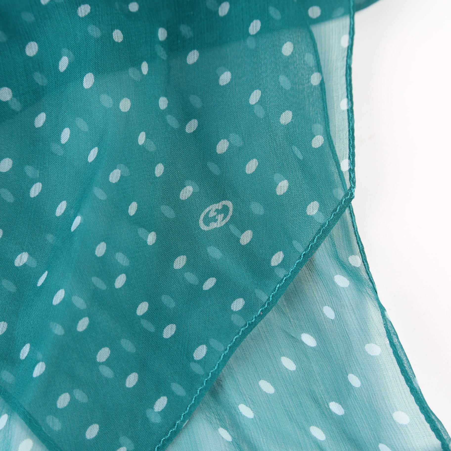 Polkadot Silk Scarf