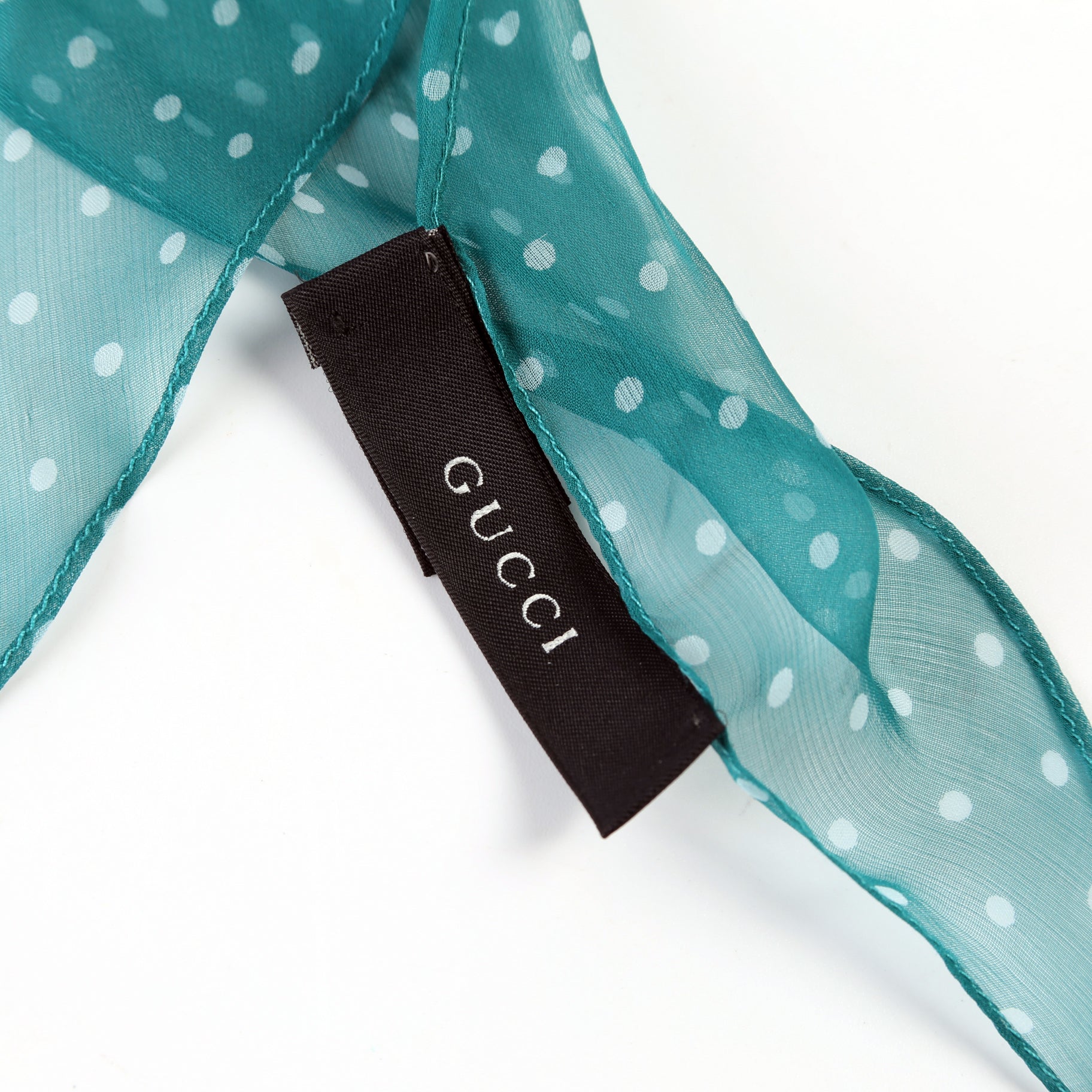 Polkadot Silk Scarf