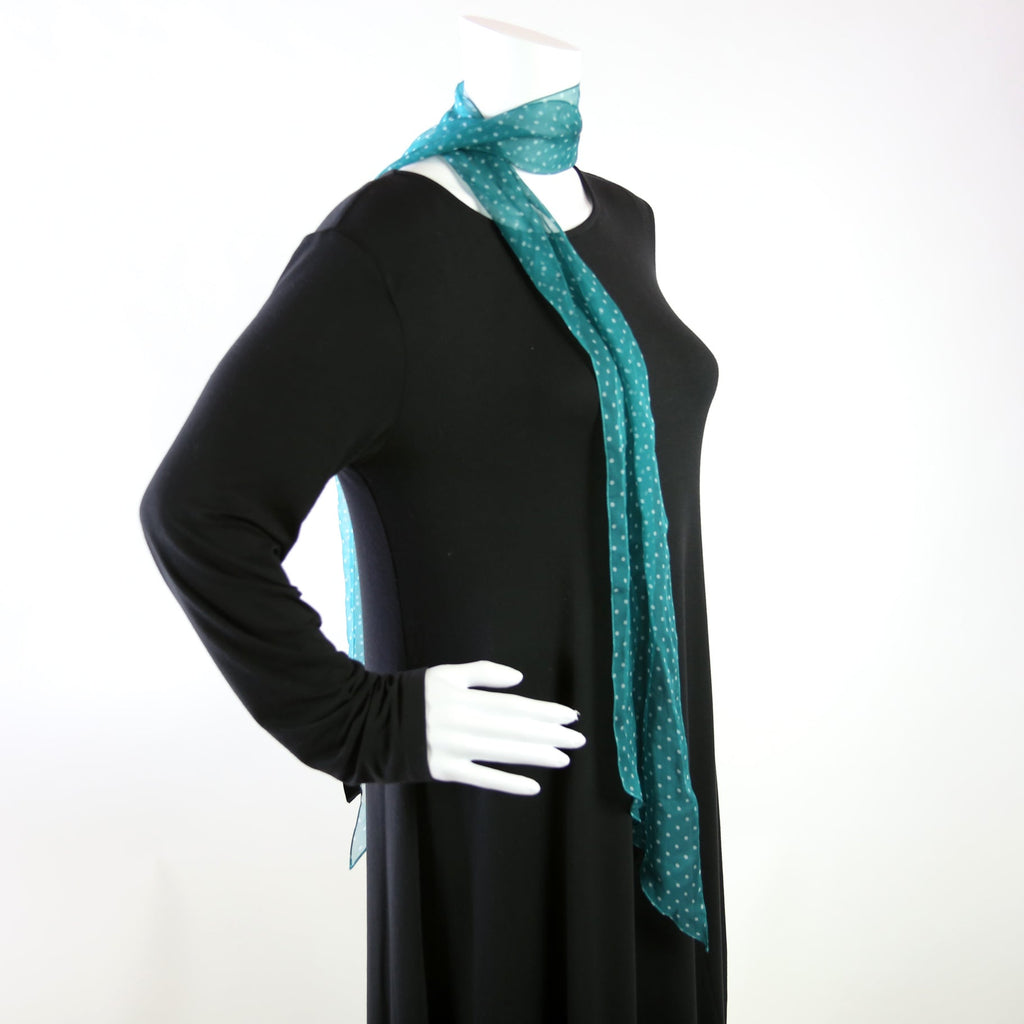 Polkadot Silk Scarf