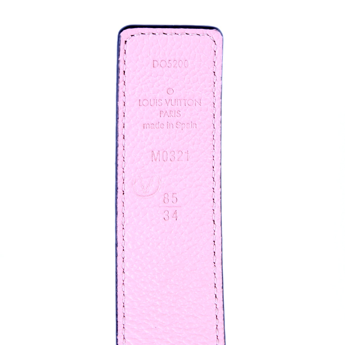 LV Initiales 30MM Reversible Leather/Monogram Belt Size 85/34