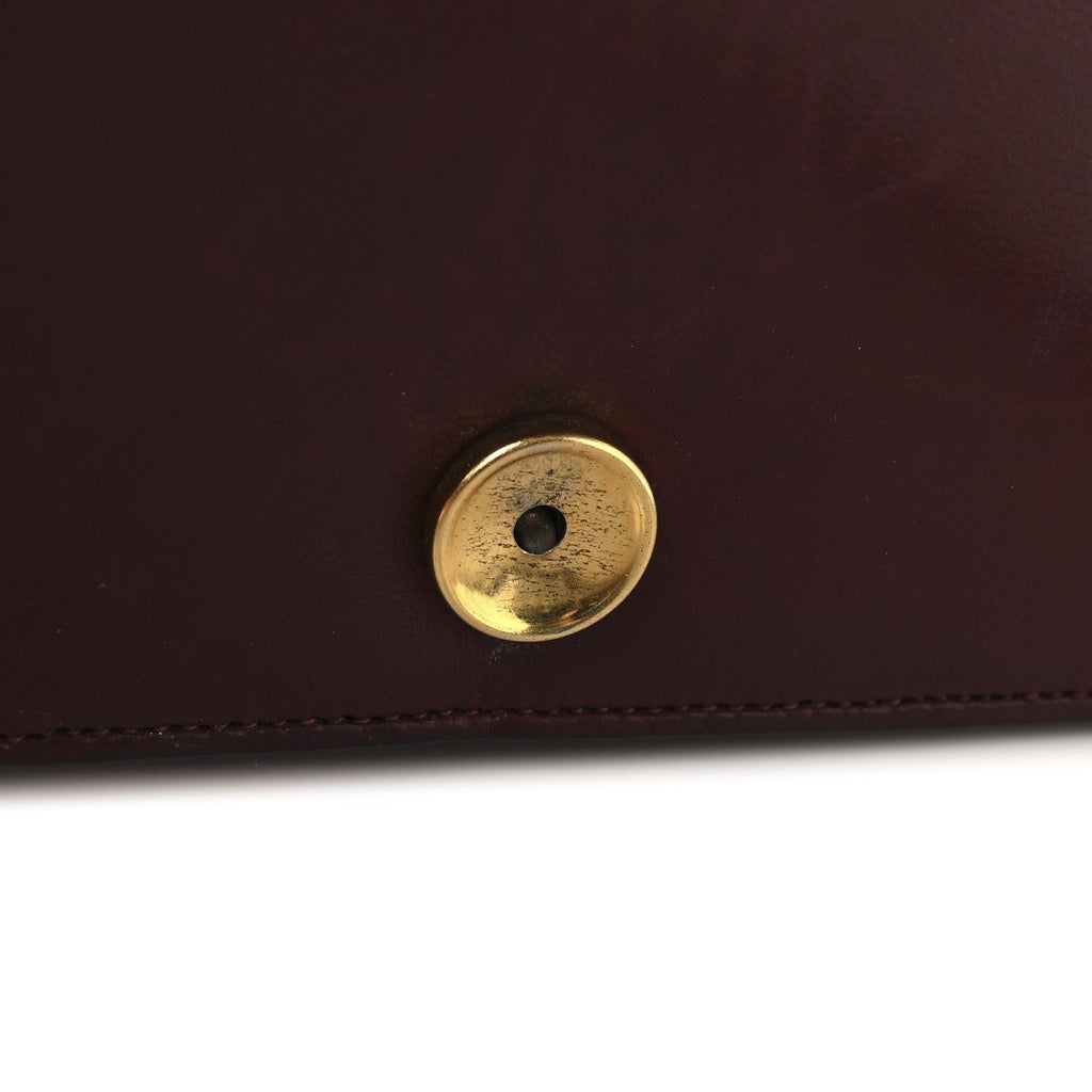 Chanel Lambskin Quilted Small Single Flap Bordeaux