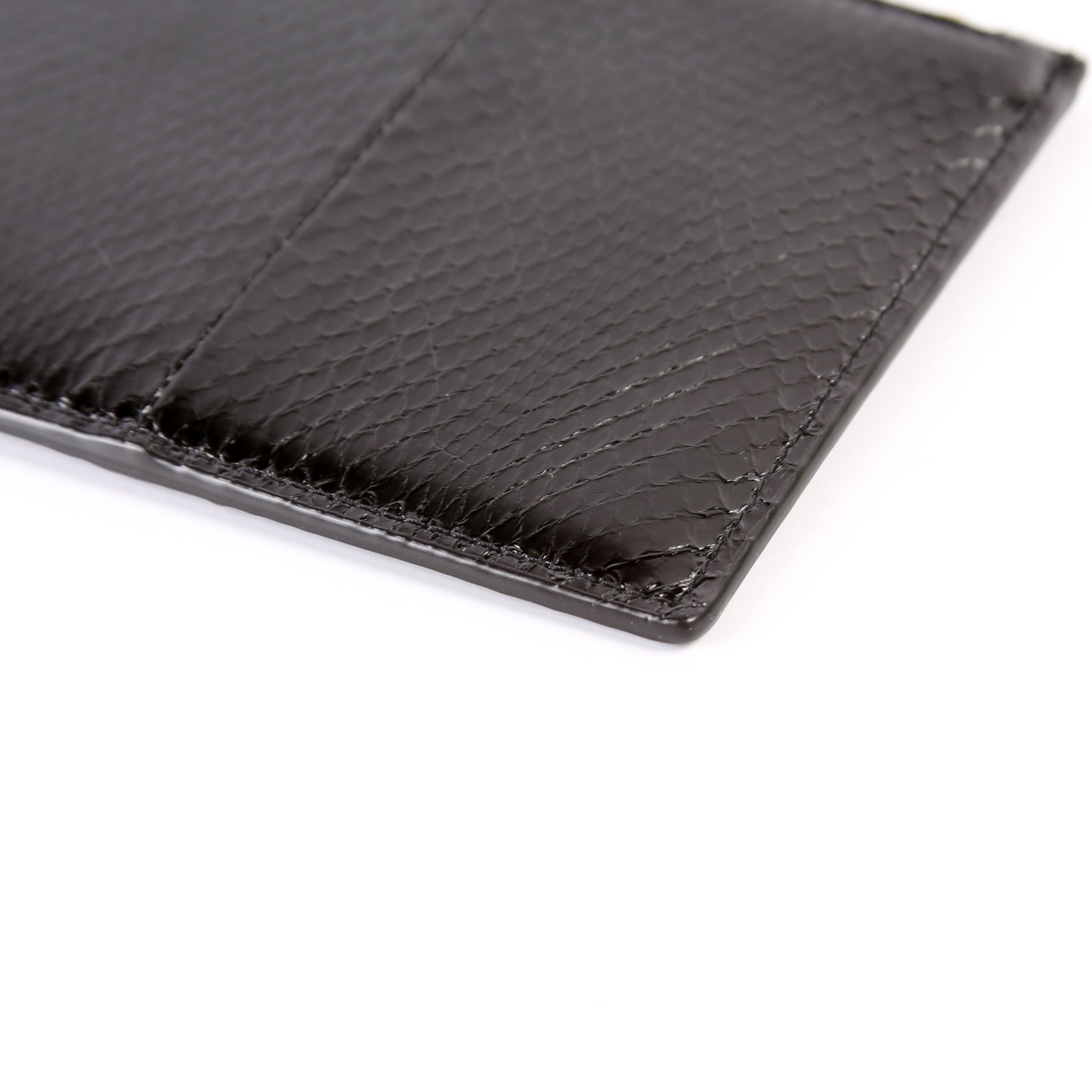 Snakeskin Pouch With Chain