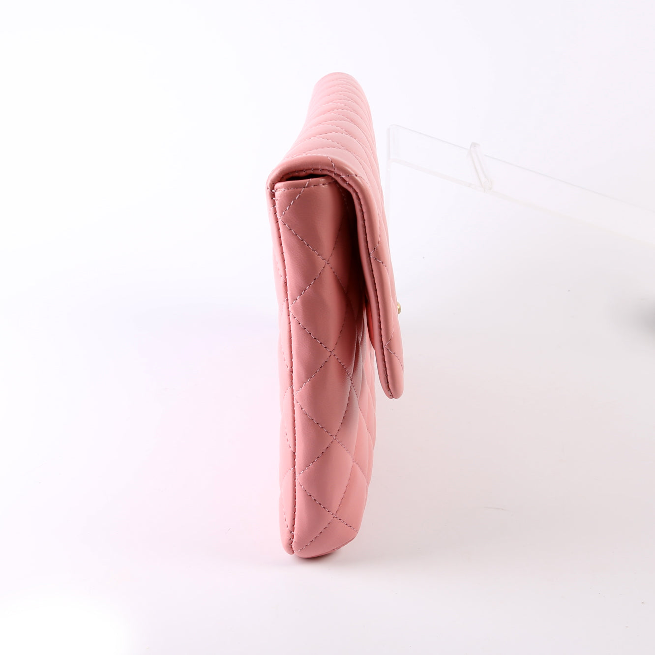 Classic Flap Clutch Lambskin Pink