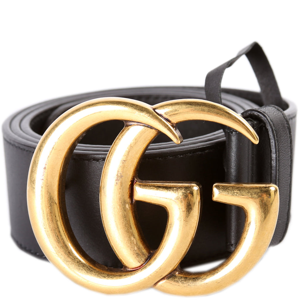 400593 Marmont GG Leather Belt Size 80/32
