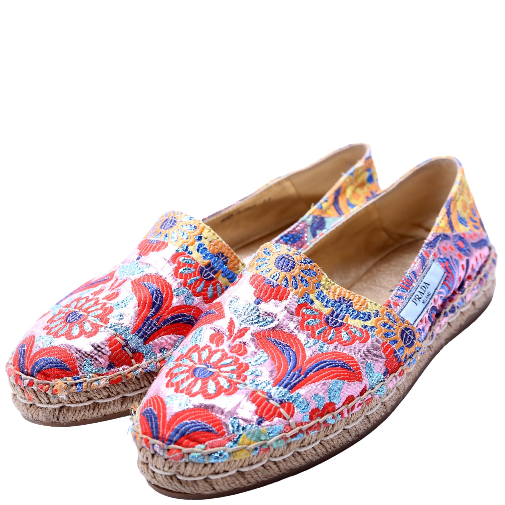 Prada Espadrille Flats Size 39