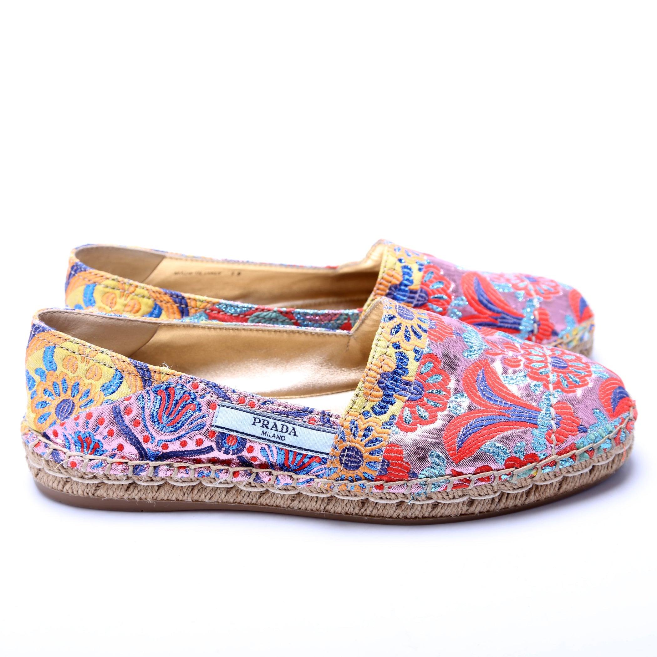 Prada Espadrille Flats Size 39