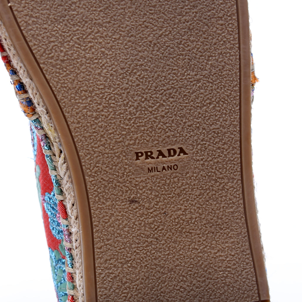 Prada Espadrille Flats Size 39