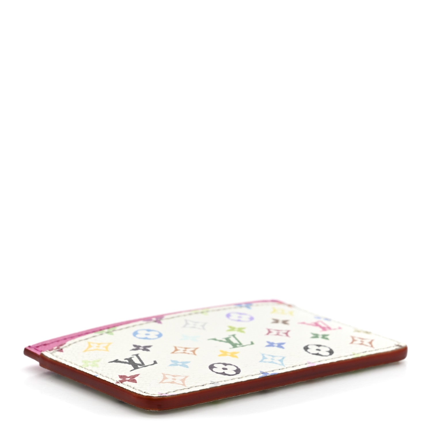 Louis Vuitton LV X TM Monogram Multicolor Card Holder Kawaii Pink