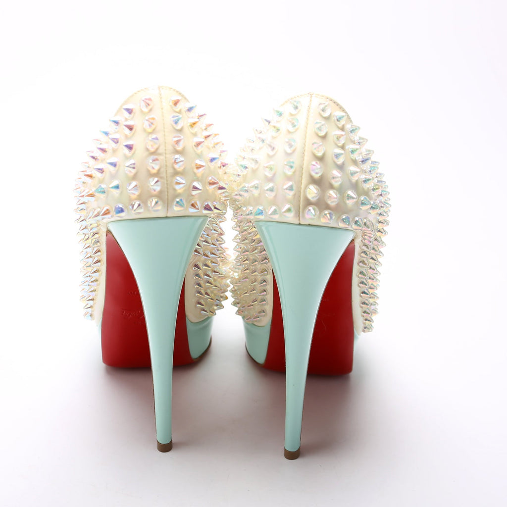 Lady Peep Toe Spikes 150MM Size 36