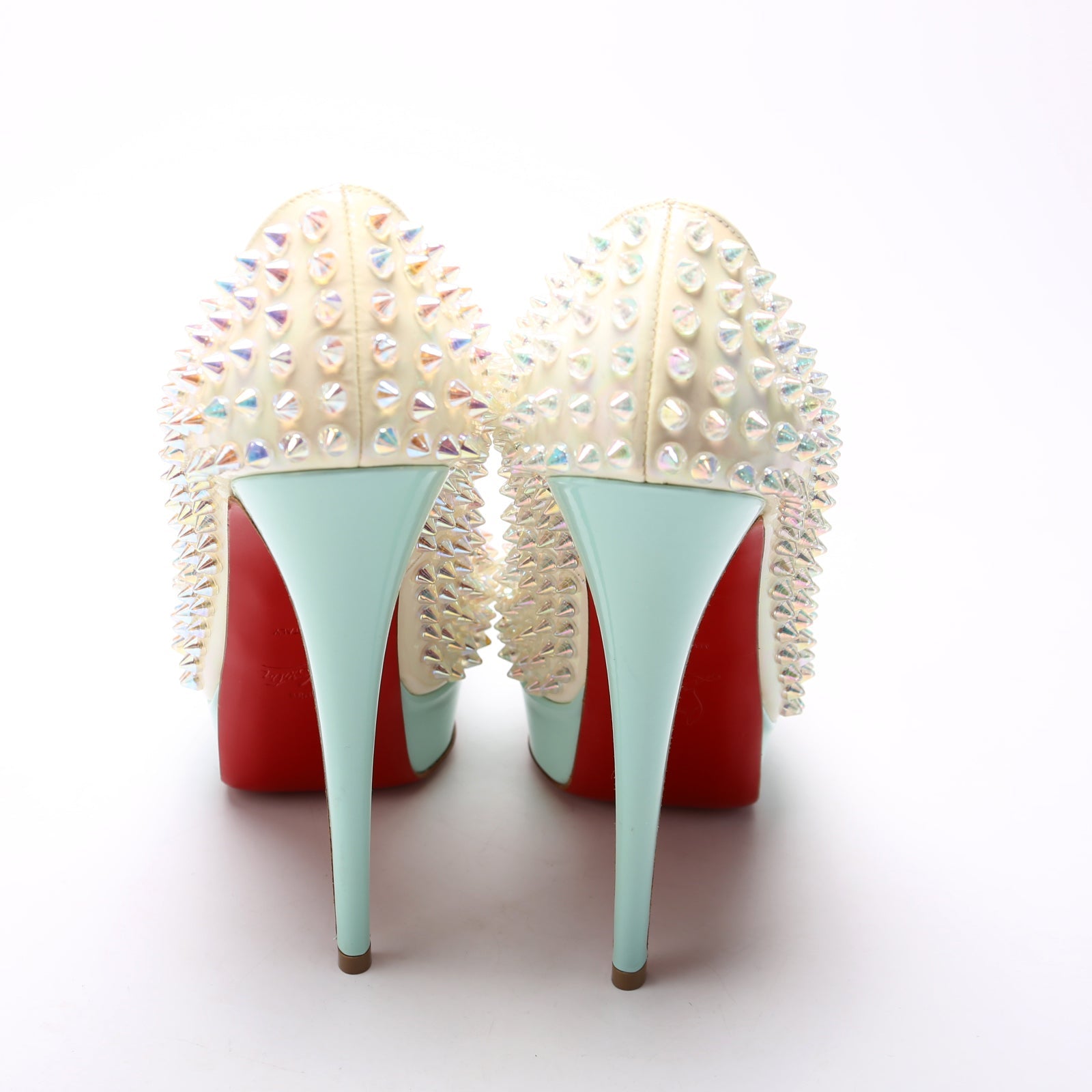 Lady Peep Toe Spikes 150MM Size 36