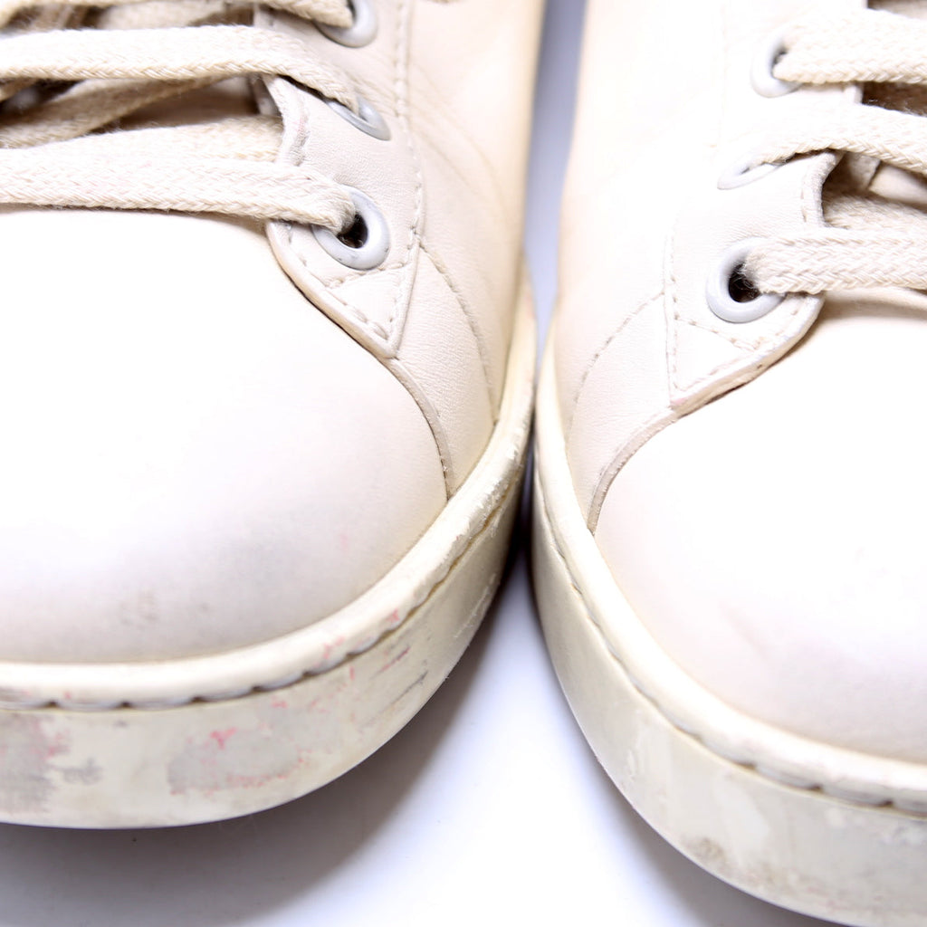 Gucci X Disney Distressed Ace Leather Mickey Mouse Sneakers Size 37.5
