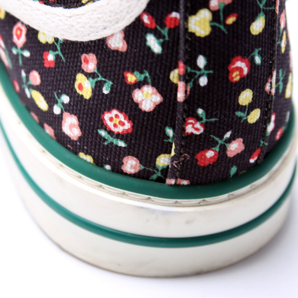 Gucci Tennis 1977 High Top Floral Sneakers Size 39.5