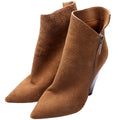 SAINT LAURENT Niki Suede Ankle Boots Size 39.5
