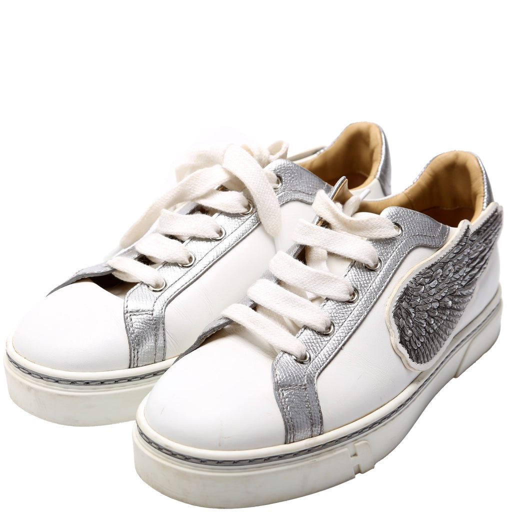 Hermes Epsom Velvet Low Top Sneakers Size 36.5