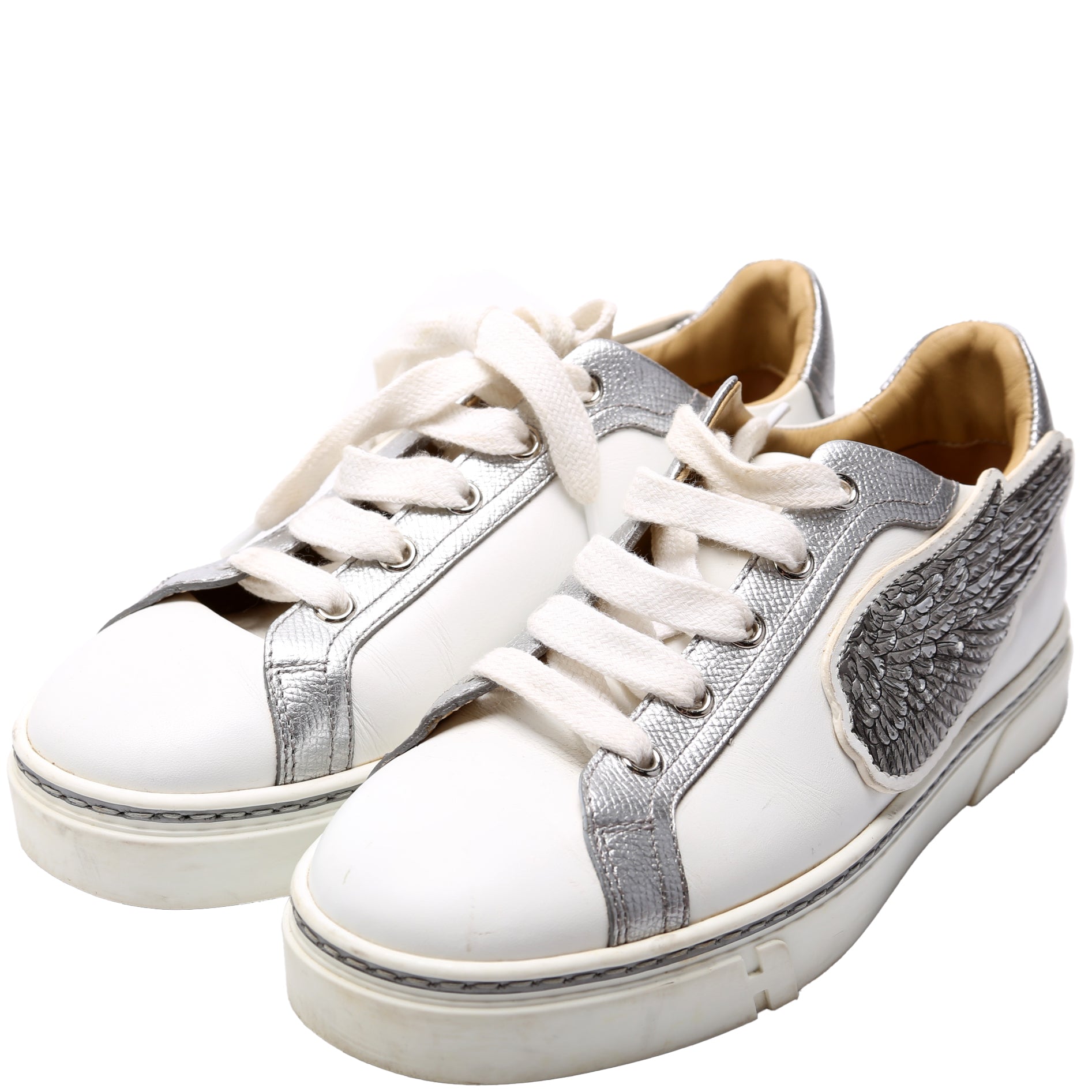 Hermes Epsom Velvet Low Top Sneakers Size 36.5