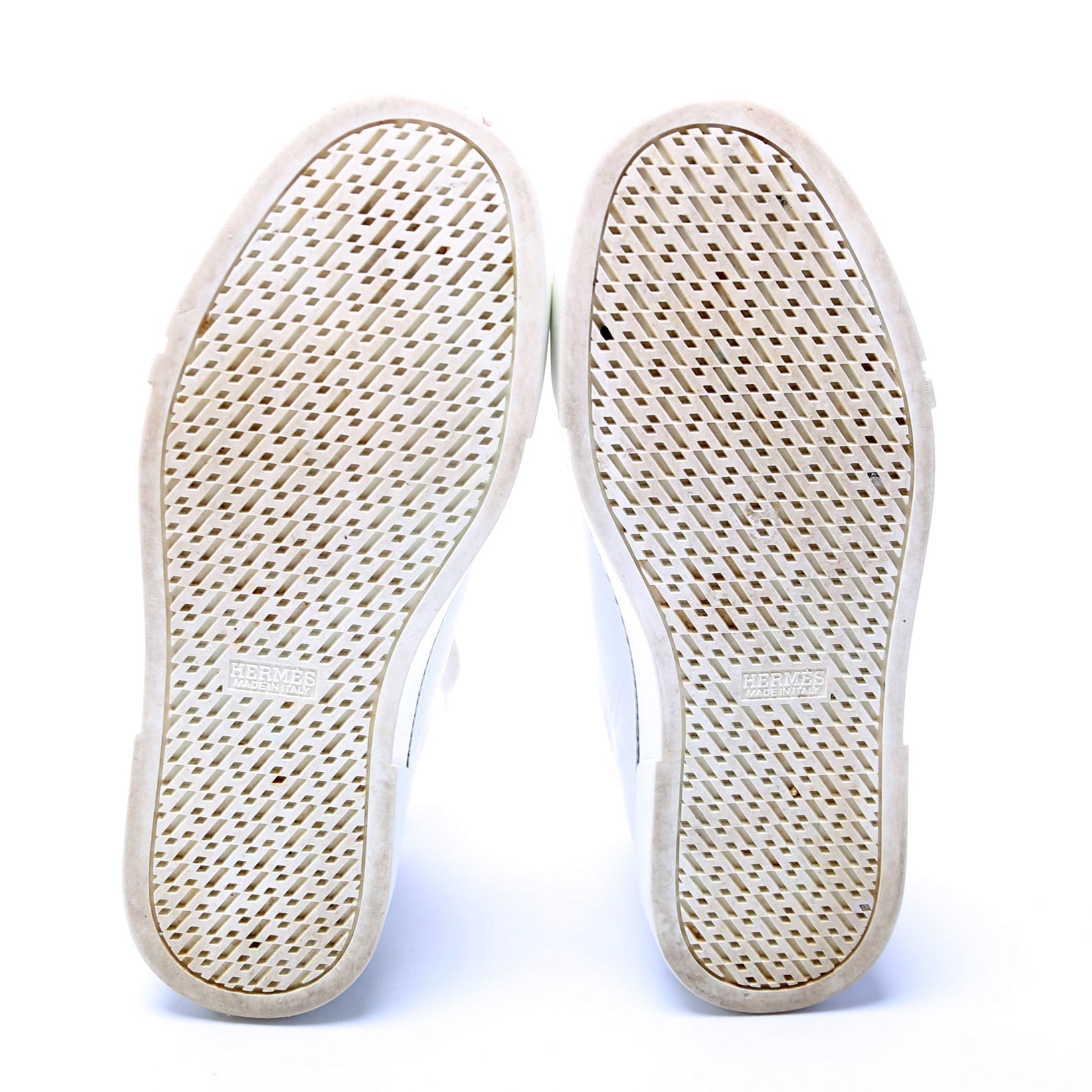 Hermes Epsom Velvet Low Top Sneakers Size 36.5