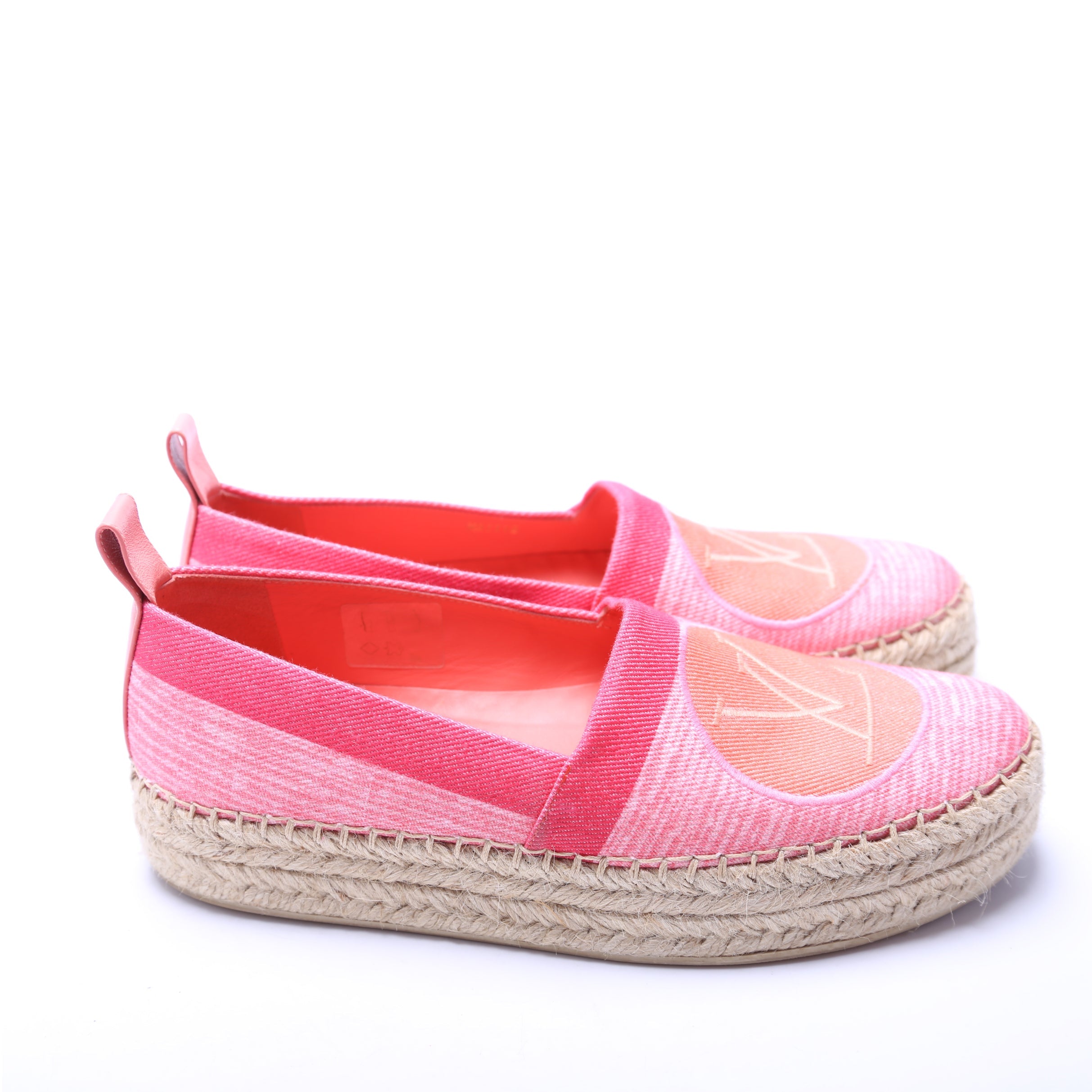 Blue Shore Canvas Espadrilles Size 37