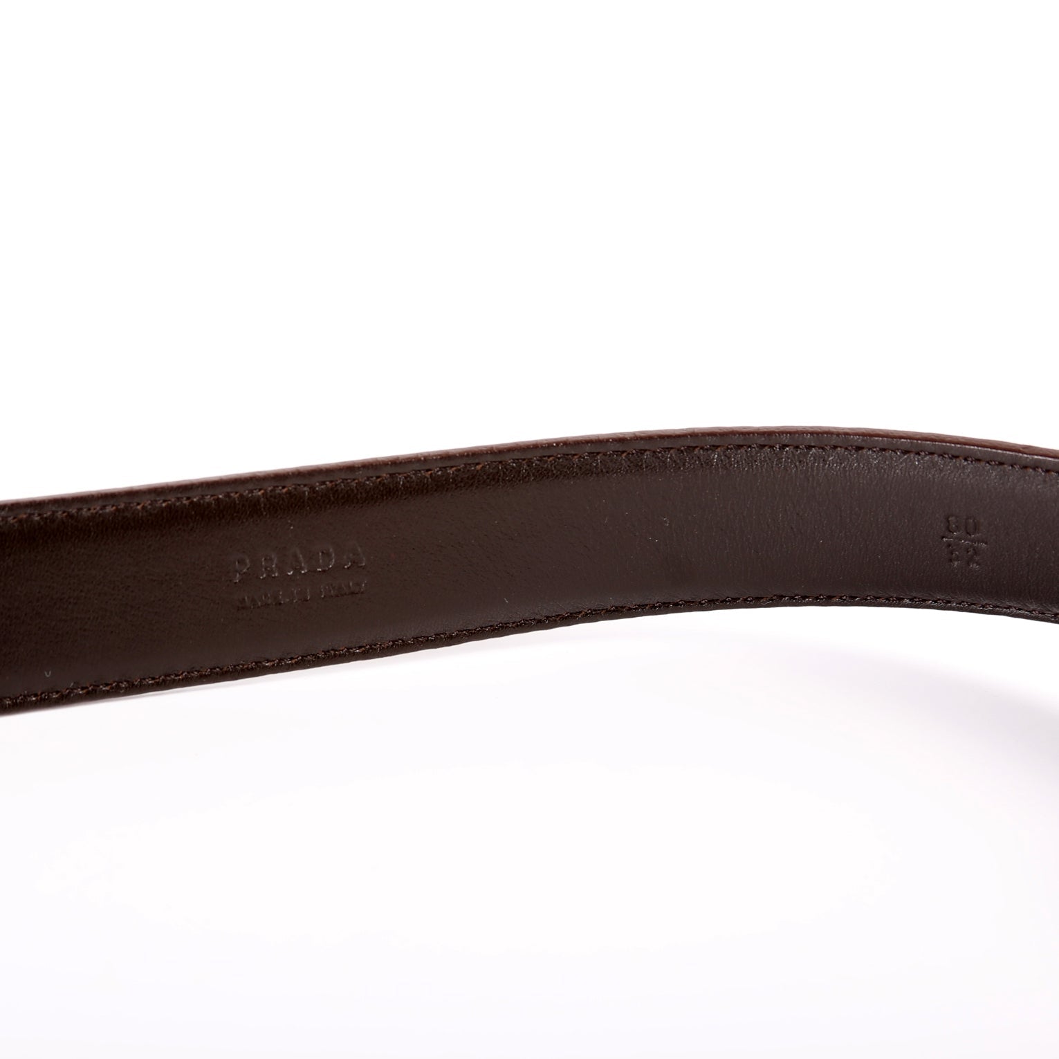 Metallic Saffiano Belt Size 80/32