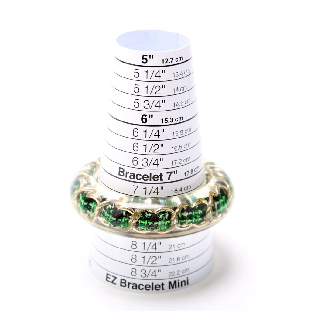 Resin Chain Bangle Bracelet