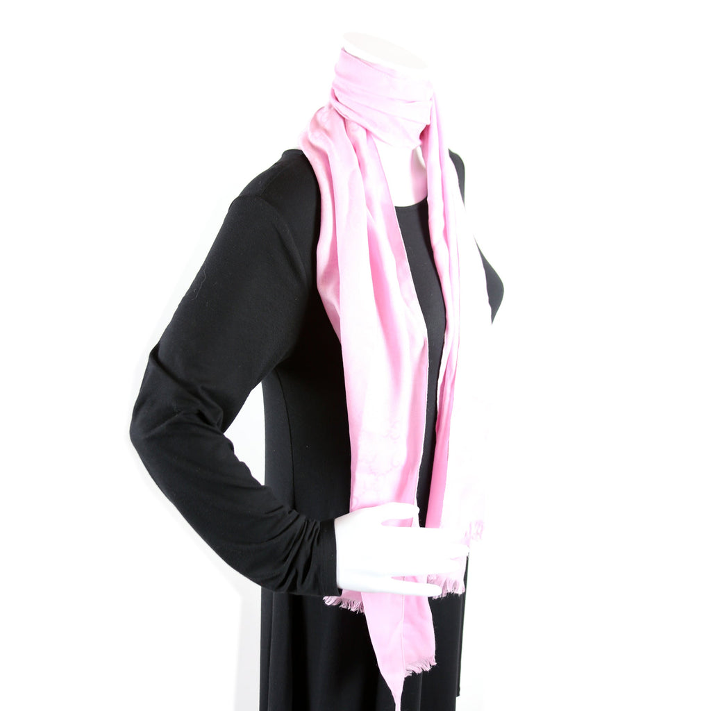 GG Wool/Silk Scarf