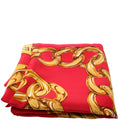 Iconic Chain Logo Large Silk Scarf