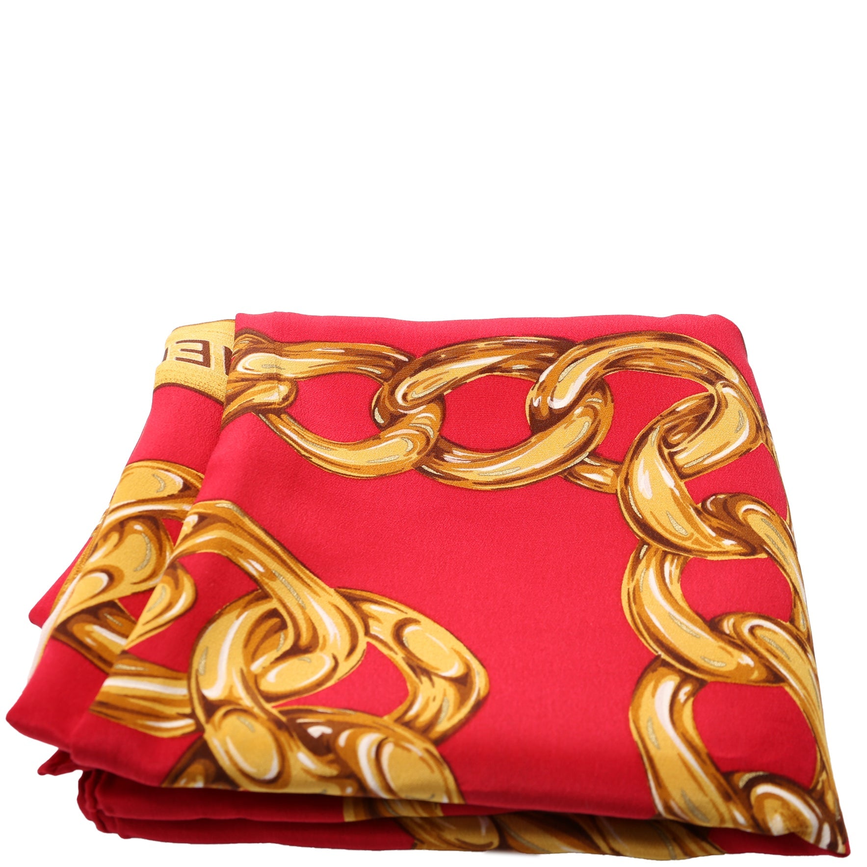 Iconic Chain Logo Large Silk Scarf