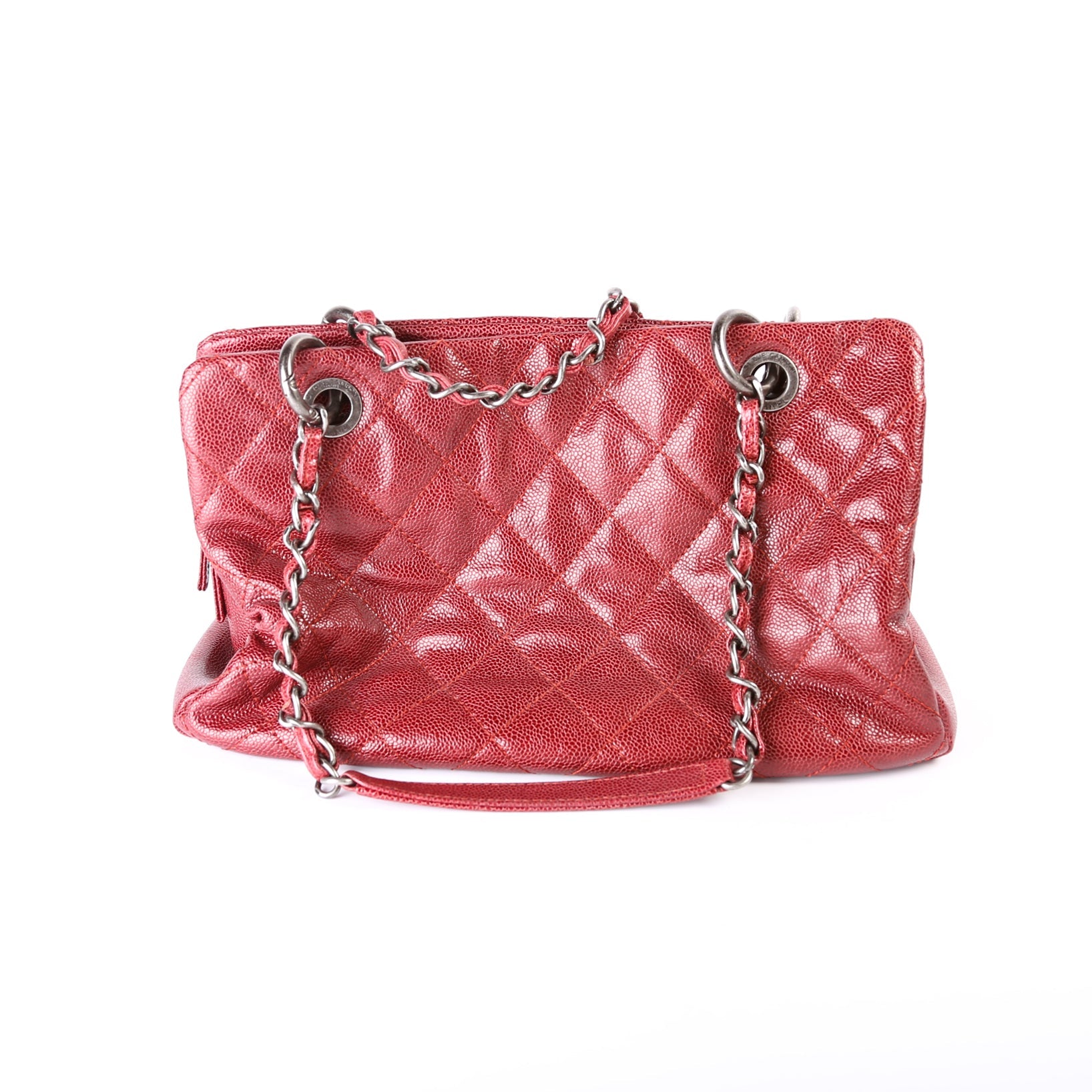 Chic Small Shopping Tote Caviar 16M