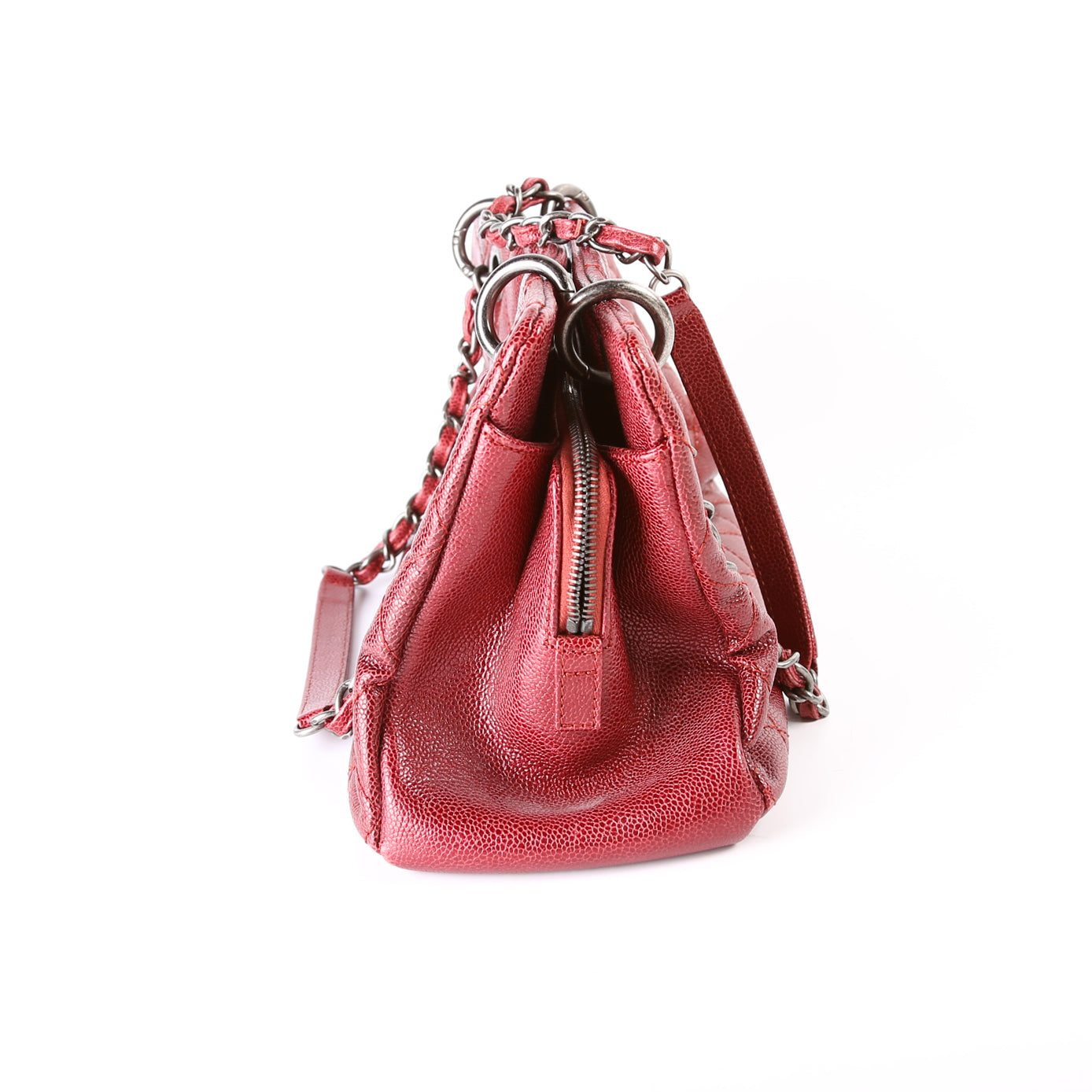 Chic Small Shopping Tote Caviar 16M