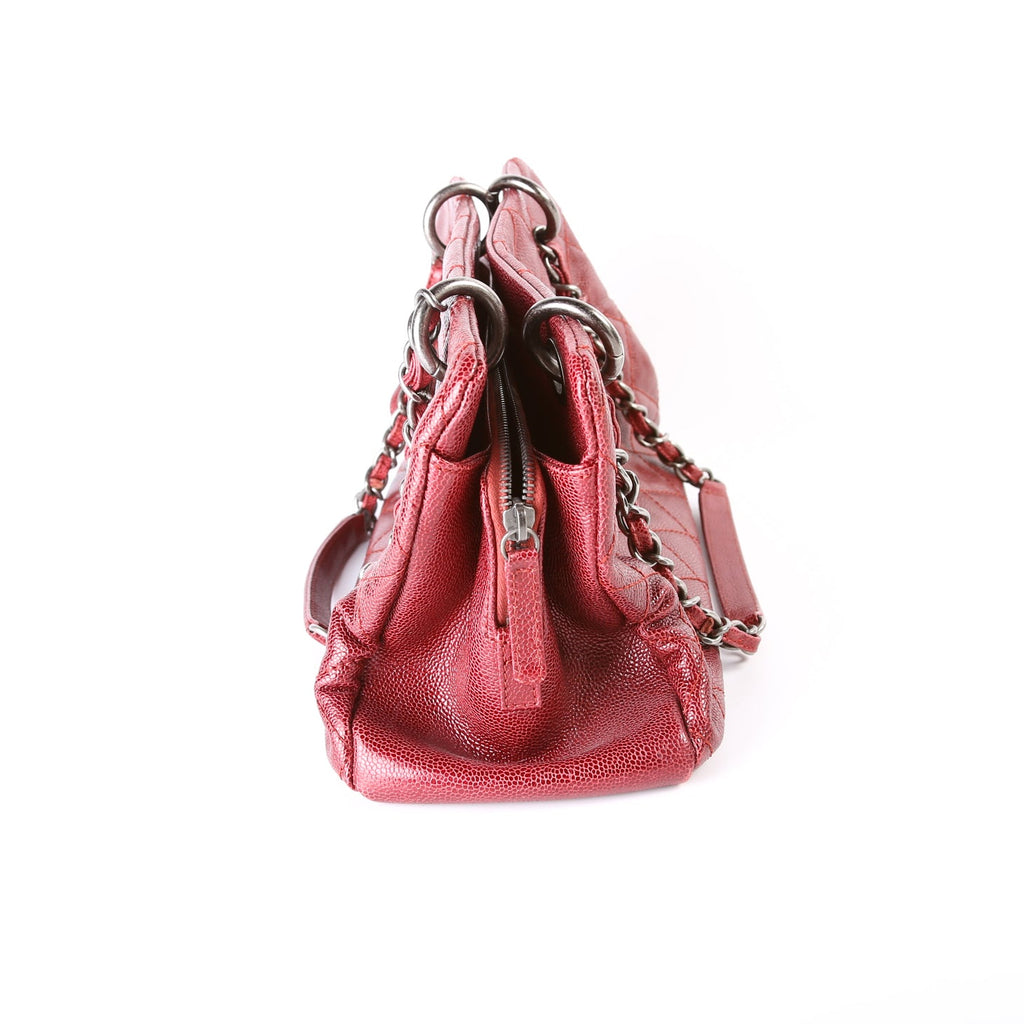 Chic Small Shopping Tote Caviar 16M