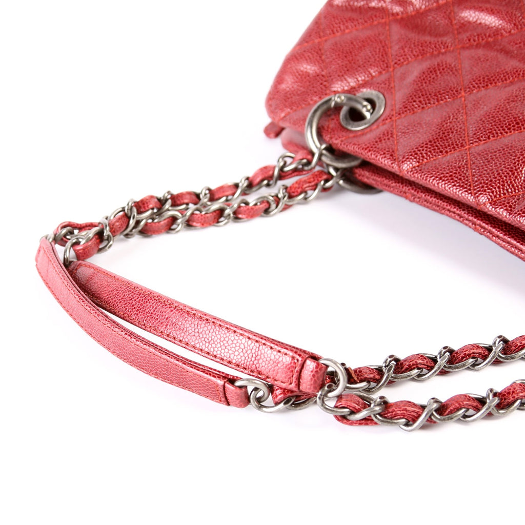 Chic Small Shopping Tote Caviar 16M