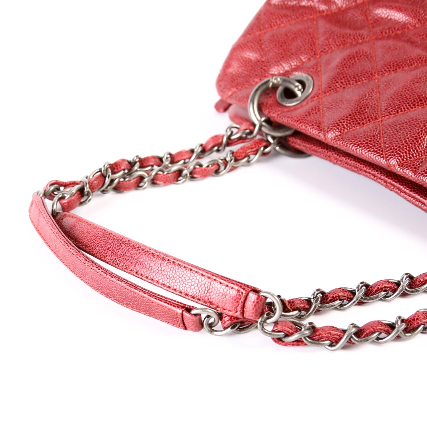 Chic Small Shopping Tote Caviar 16M