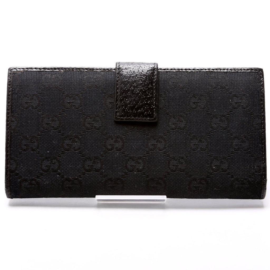 146206 GG Canvas Horsebit Continental Wallet