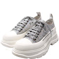 Tread Slick Low Top Glitter Sneakers Size 38.5