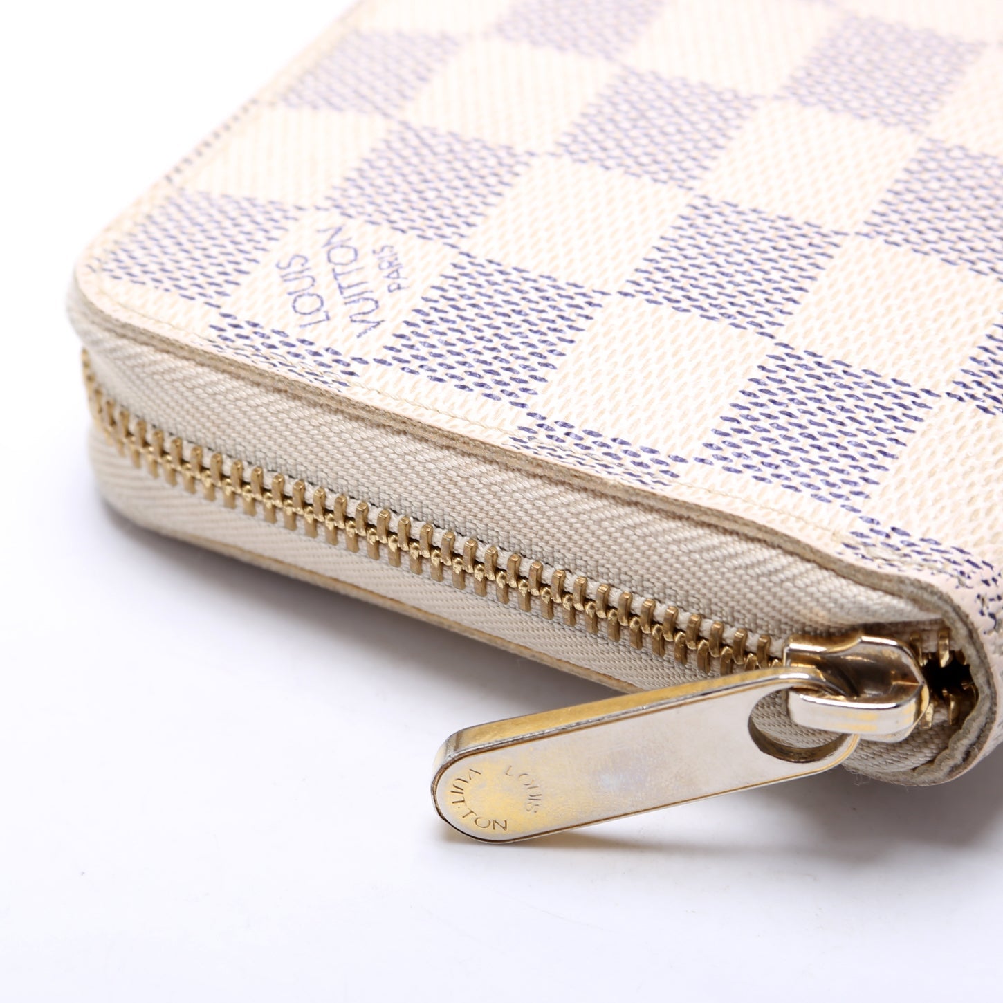Zippy Wallet Damier Azur