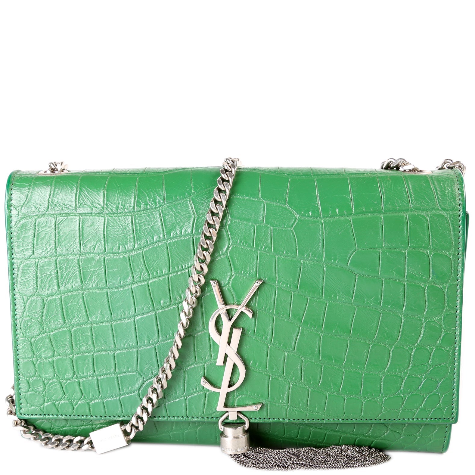 Kate Tassel Satchel Medium Croc Embossed 354119