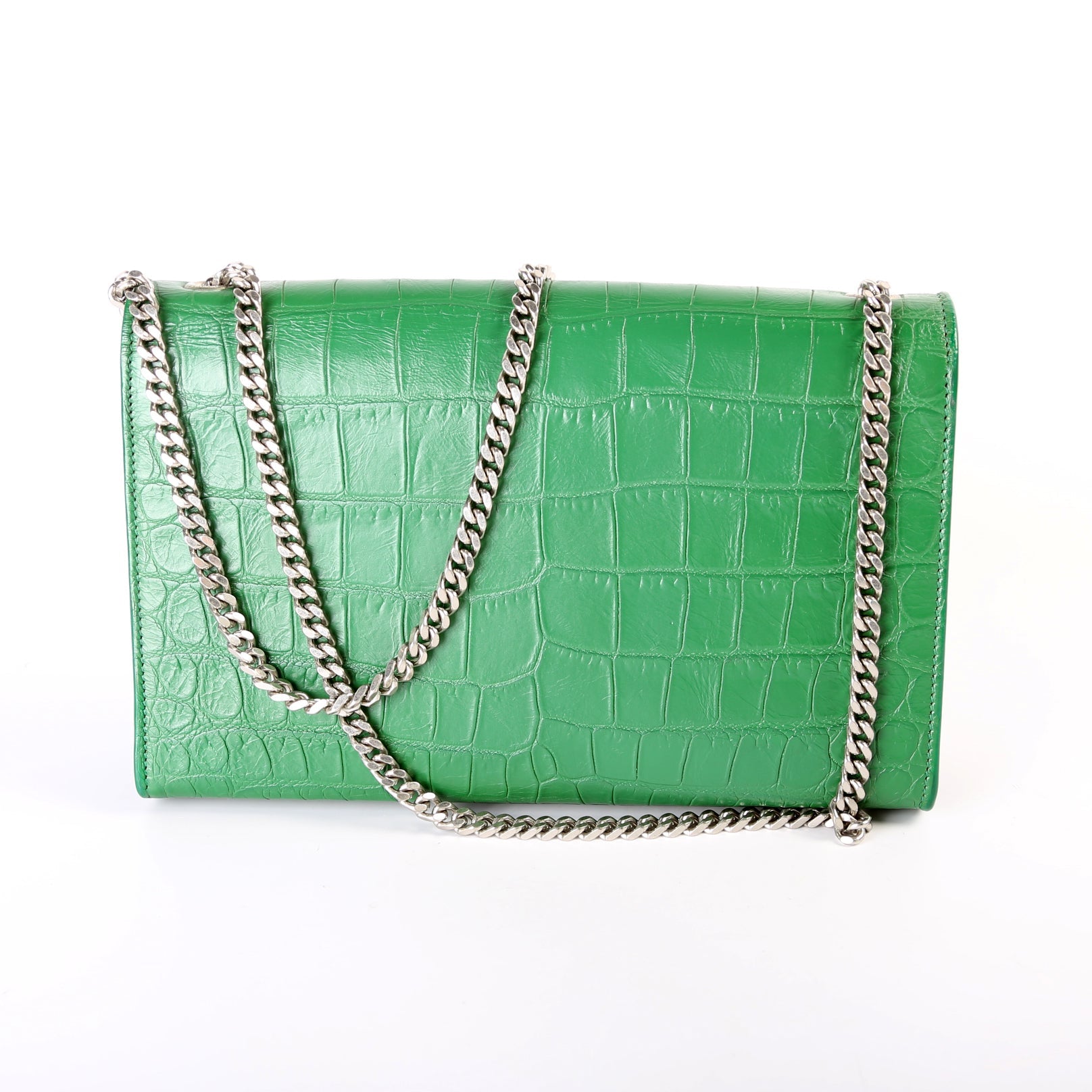 Kate Tassel Satchel Medium Croc Embossed 354119