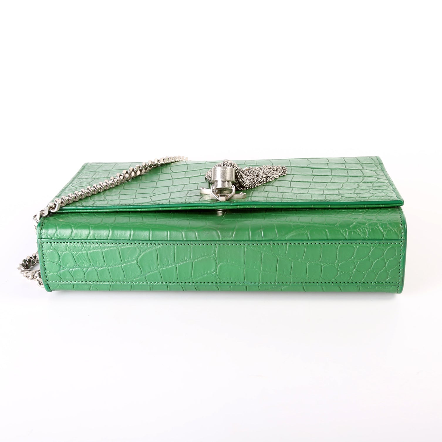 Kate Tassel Satchel Medium Croc Embossed 354119