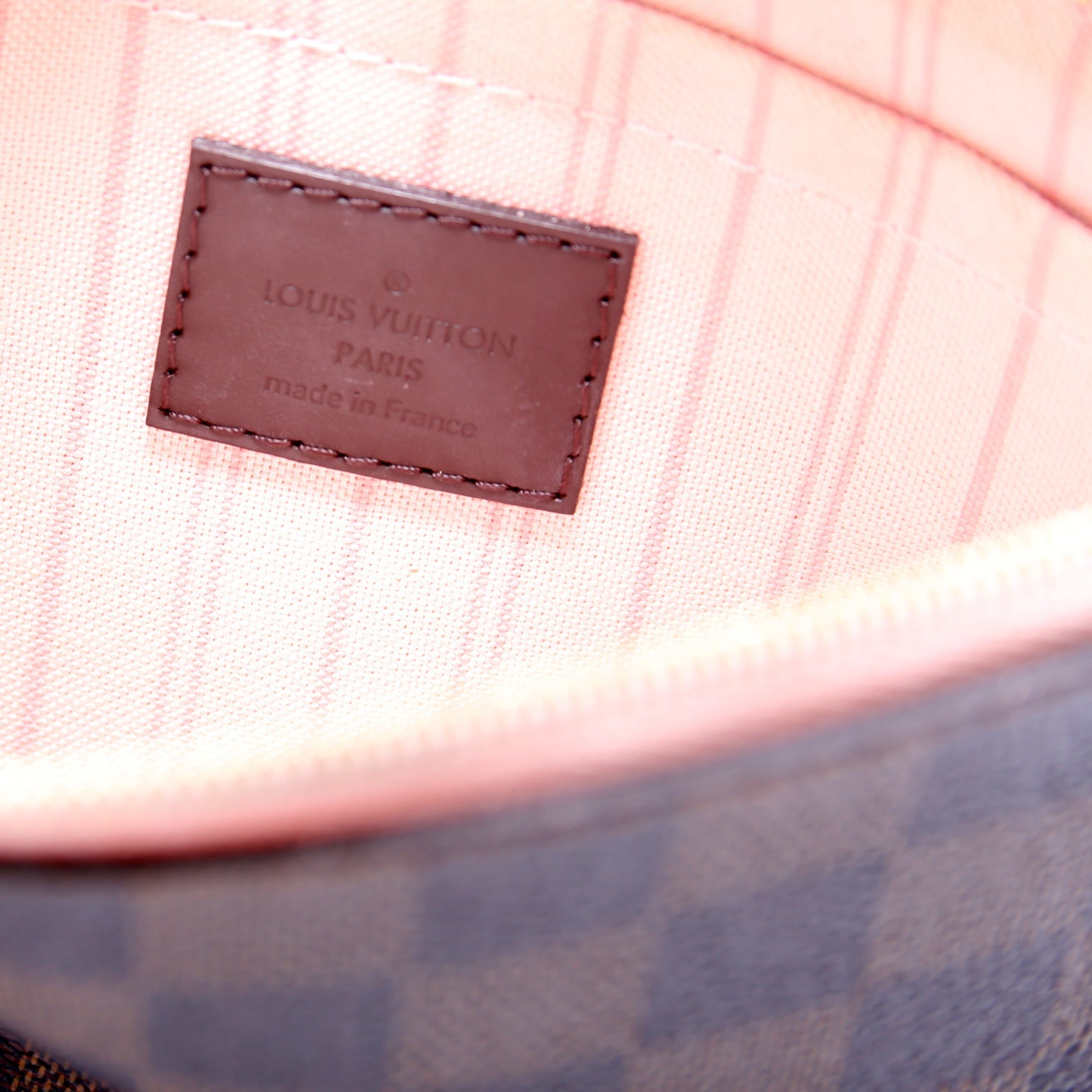 Pochette Only Neverfull Damier Ebene