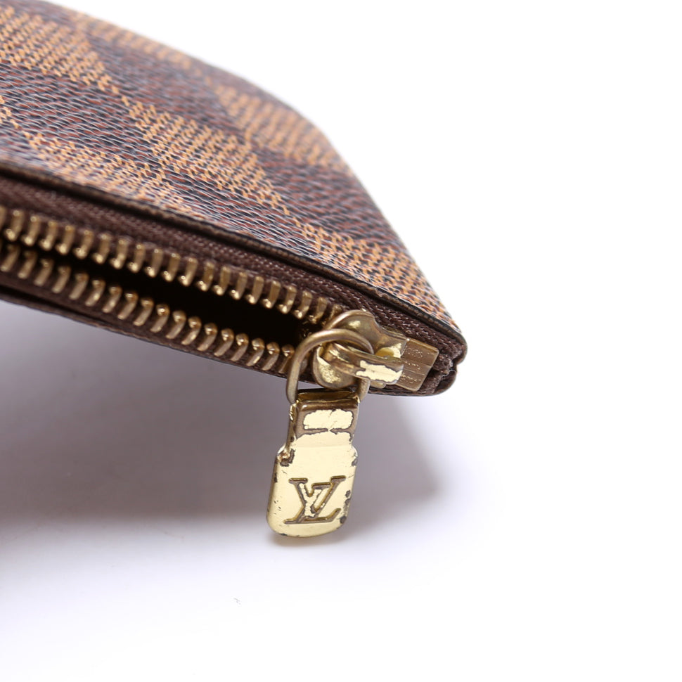 Pochette Cles Damier Ebene