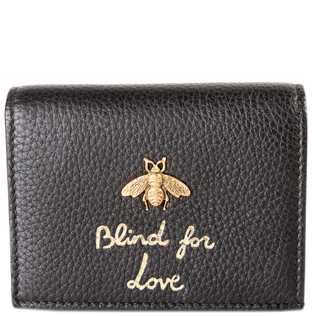 Gucci 460185 Animalier Card Case Calfskin
