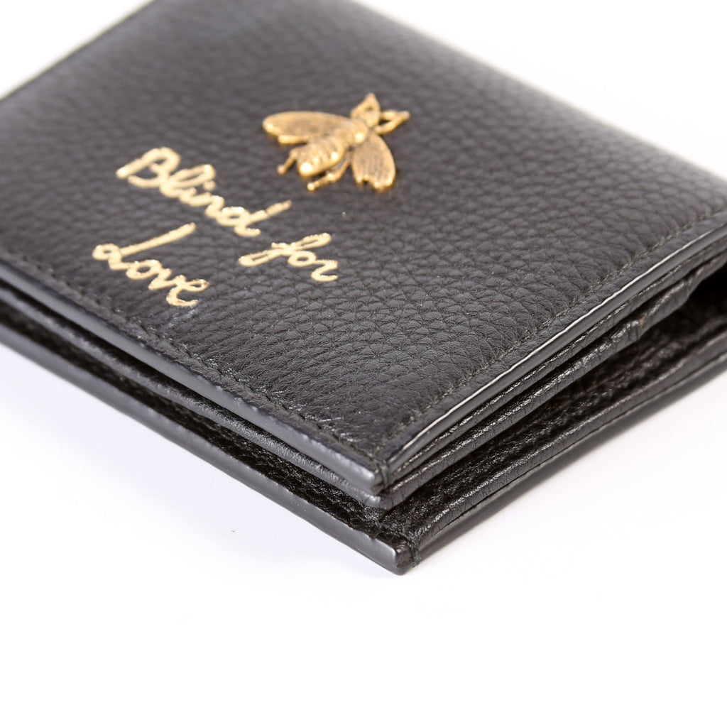 Gucci 460185 Animalier Card Case Calfskin