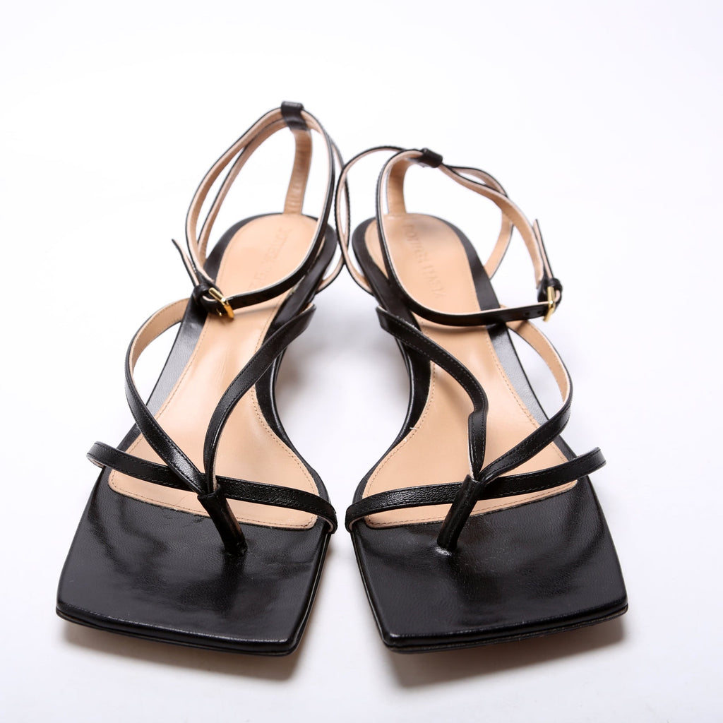 Stretch Strap Kitten Heels Size 38