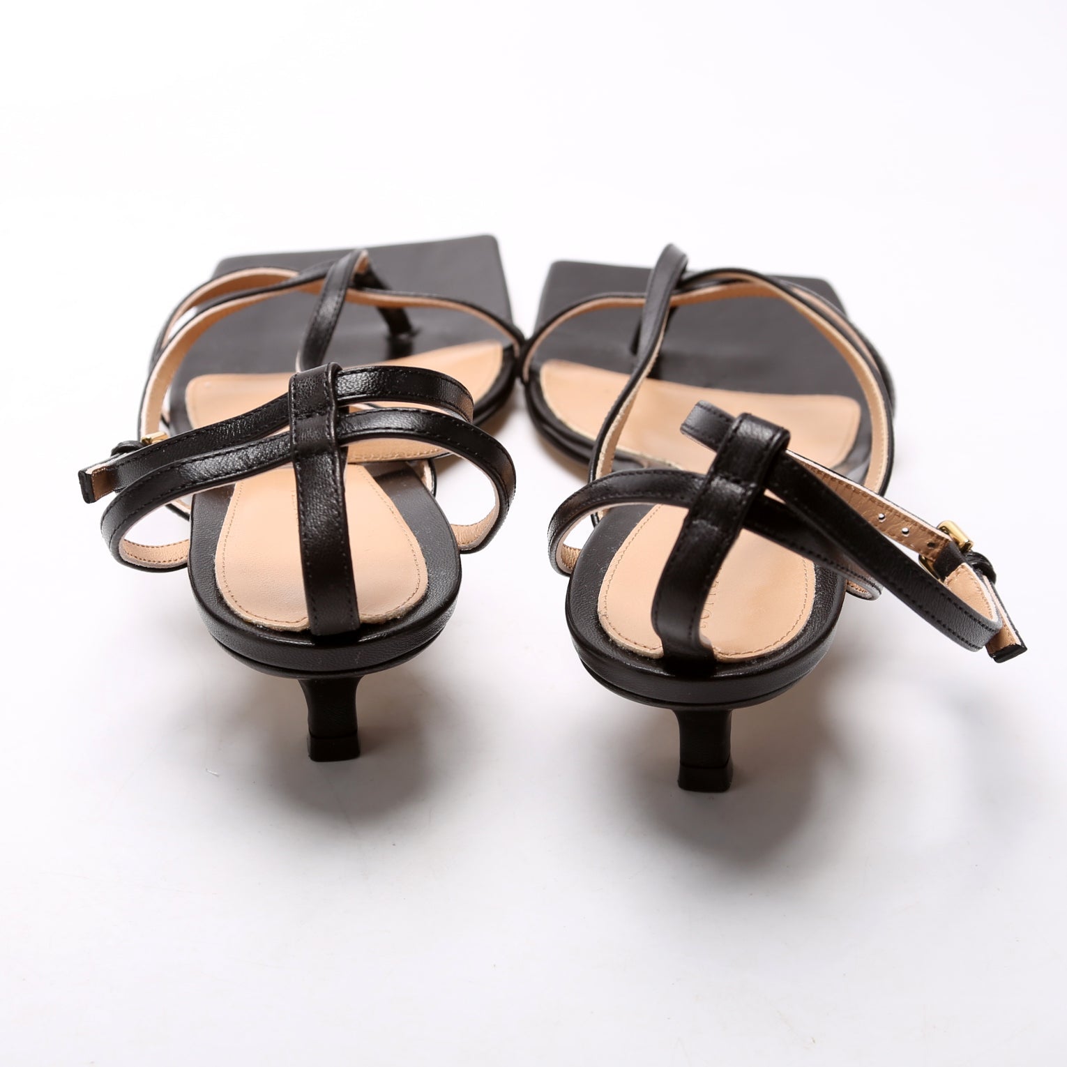 Stretch Strap Kitten Heels Size 38