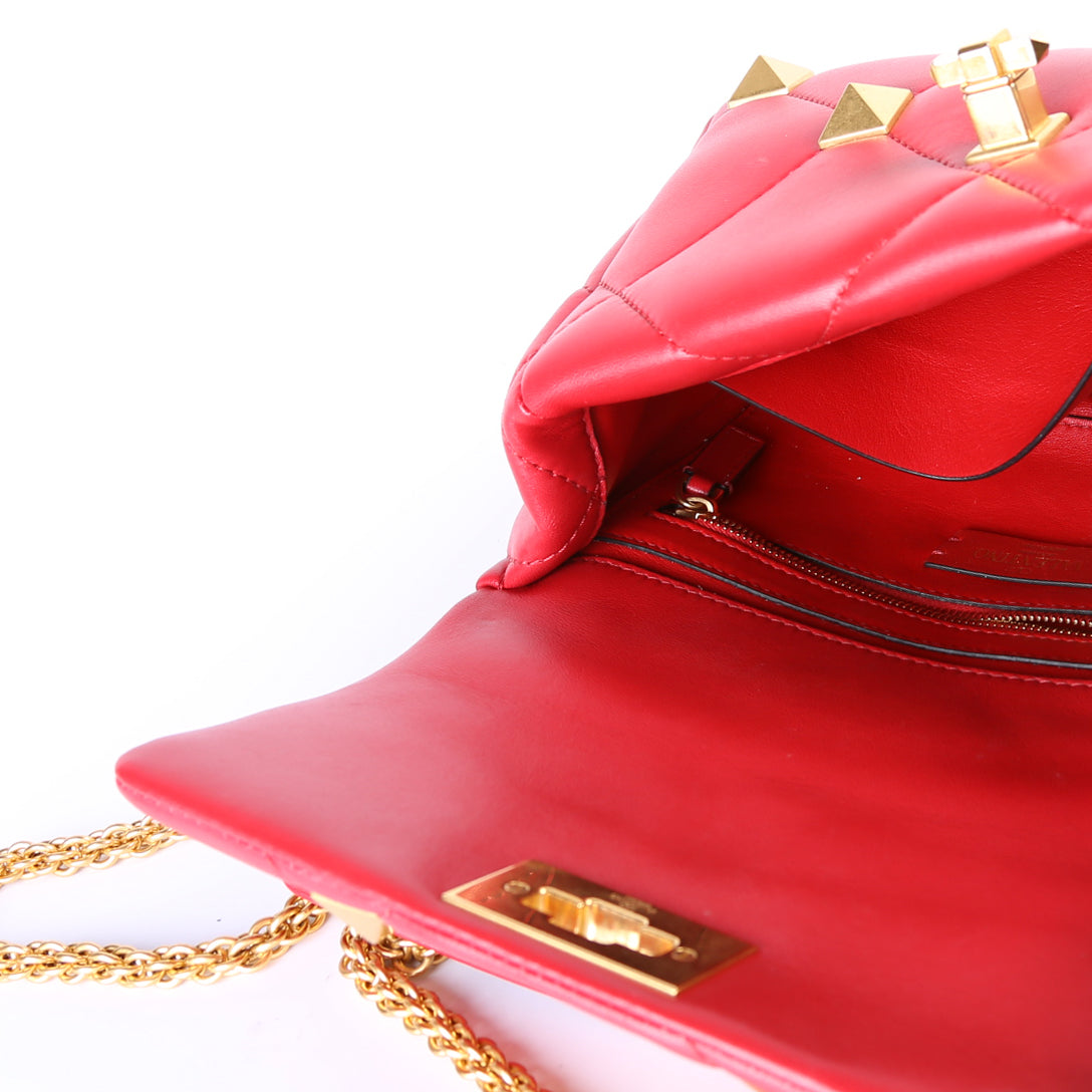 Roman Stud Medium Shoulder Bag