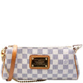 Eva Clutch Damier Azur